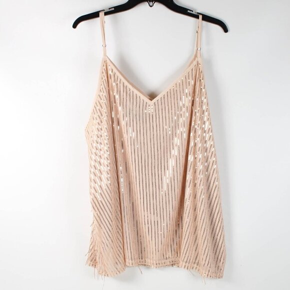 Maurices Sequin Fringe Cami - NWT - Size 3X - Picture 3 of 10